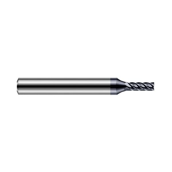 1/8 in. dia. x1/64 in. Radius x 5/8 Carbide Corner Radius End Mill for Hardened Steels, 5 Flutes